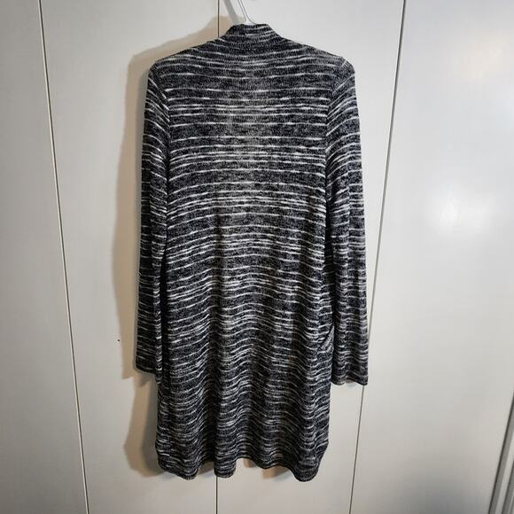 Splendid Women's Color Block Striped Long Sleeve Thigh Length Cardigan Size L - Picture 8 of 8